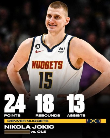 三双+赢球成标配！无解约基奇继续逼近MVP奖杯